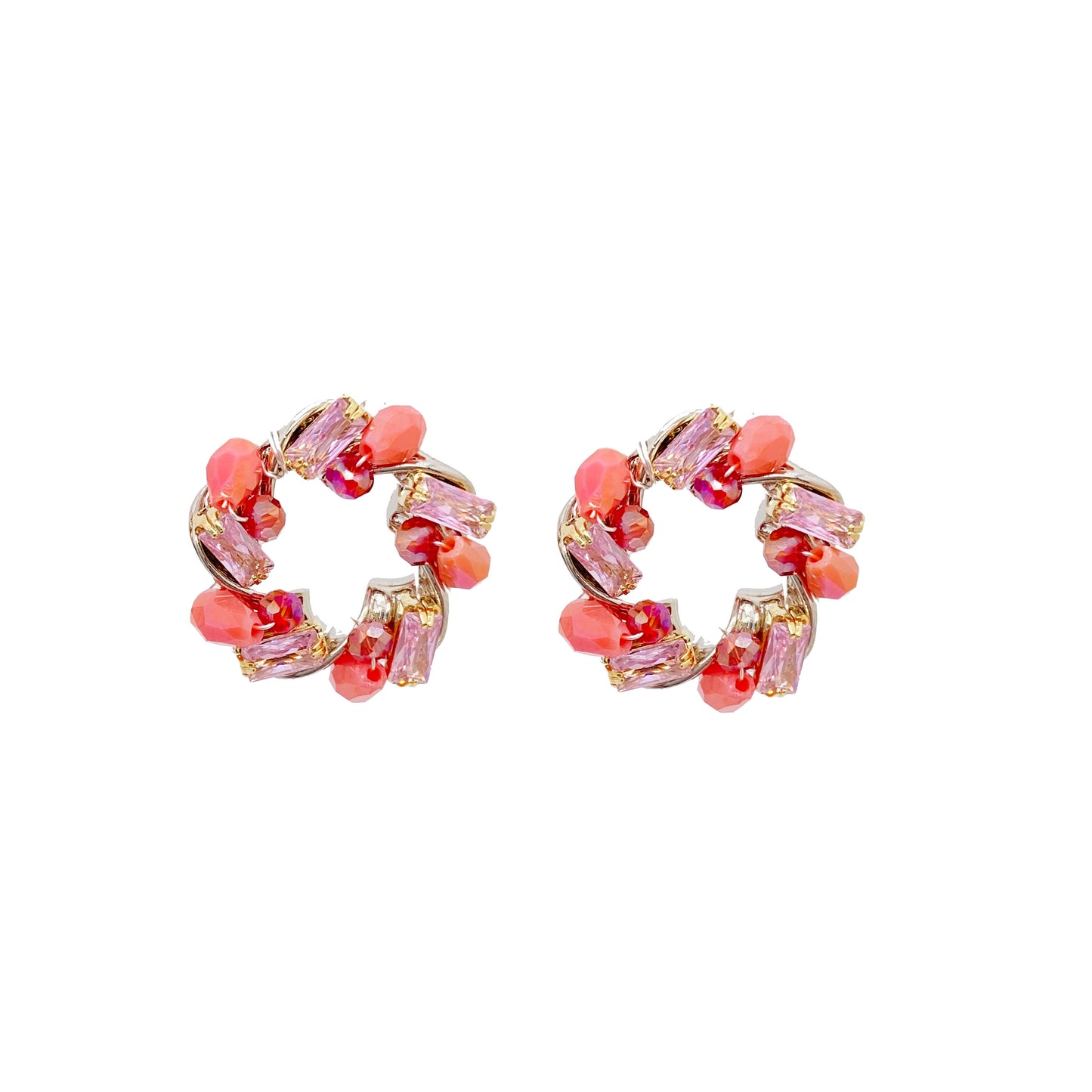 B0274花环耳钉Greath earrings