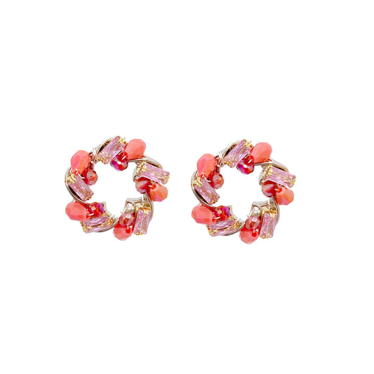B0274花环耳钉Greath earrings